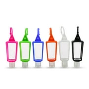 Hand Sanitizer Empty Split Bottle with Silicone Case, Portable Hanging Hand Gel Holder for Travel, 30ml