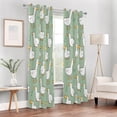 thumbnail image 7 of Coolnut Cute Goose Thickened Blackout Curtain 84 Inches, Perforated Window Curtains for Bedroom Living Room Stylish Thermal Insulated Curtains, 1 Pack Home Decor, 7 of 7