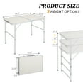 thumbnail image 6 of SalonMore 3 Feet Portable Folding Table Outdoor Picnic Camping Party Table, 6 of 7