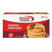 Premier Protein Pancakes, 15.4 oz, 12 Count, (Frozen)