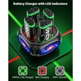 thumbnail image 4 of Rechargeable Battery Pack for Xbox with Charger, 4*6240mWh Charging Rechargeable Battery Packs for Xbox Controller Batteries for Xbox one/Xbox One S/Xbox X/Xbox Elite/Xbox Series X|S, 4 of 8