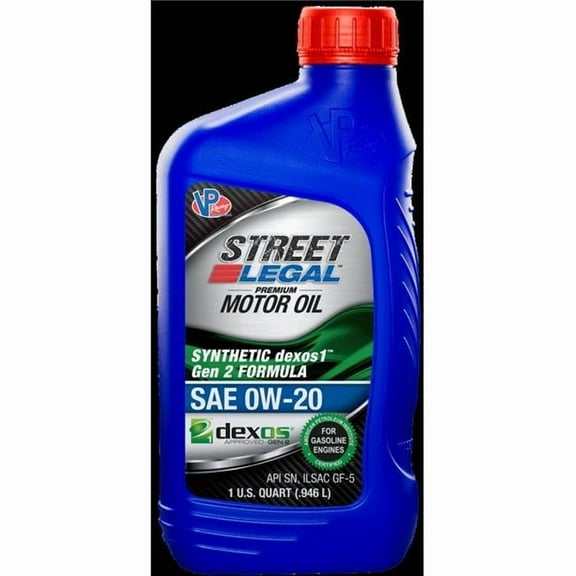 VP Racing VP3902543 Street Legal Synthetic Blend Engine Oil 0W20 - 1 Quart
