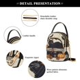 thumbnail image 4 of FORMRS Crossbody Bag for Women Quilted Travel Shoulder Cell Phone Purse with Chain Strap Handbag, Halloween Cat, 4 of 7
