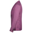 thumbnail image 4 of AZoiNM Men's Single Breasted Plaid Blazer Slim Fit Notch Lapel One Button Casual Sport Coat, 4 of 10