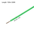 thumbnail image 2 of Uxcell 3/32 Green Vinyl Coated Wire Rope 328ft Galvanized Steel with 10PCS M3 Loop Sleeves, 2 of 7