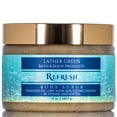 thumbnail image 1 of Refresh Exfoliating Sugar Body Scrub, Soothing and Hydrating Skincare for All Skin Types - 12 oz by LatherGreen, 1 of 6