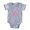 Heather Gray, variant on CafePress - L Pink Initial_Tr - Cute Infant Baby Football Bodysuit