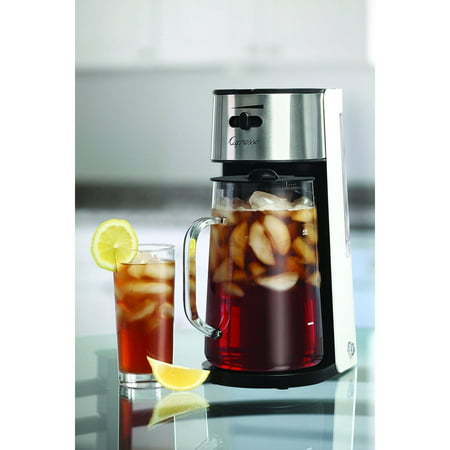 Capresso  624.02 Iced Tea Maker with 80-ounce Glass Carafe and Removable Water