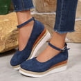 thumbnail image 4 of oqasdz Women's Casual Shoes Elegant Thick Soft Sole Slip On Platform Walking Shoes for Ladies Spring Fall Comfort Everyday Versatile Summer Outdoor, 4 of 6