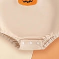 thumbnail image 6 of Aayomet Infant Baby Boy and Girl Thanksgiving Halloween Romper Little Pumpkin Sweatshirt Onesie Cute Newborn Toddler Clothes, 6 of 8