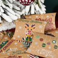 thumbnail image 5 of 10pcs Kraft Paper Pillow Box Christmas Candy Boxes Bags Christmas Santa Claus Gift Box Navidad Natal Noel Party Decoration 2024, 5 of 5