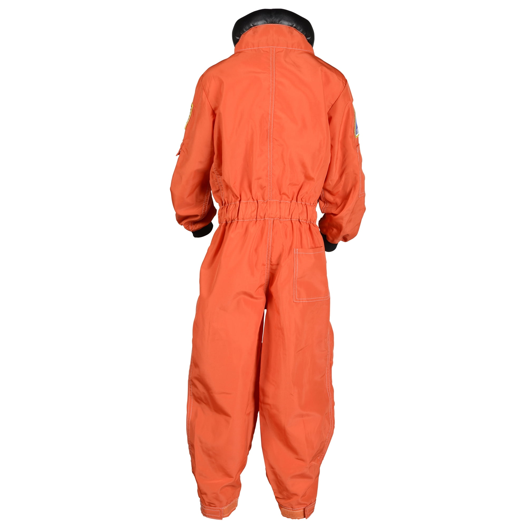 Jr Astronaut Suit (Orange) W/Cap Child Costume 6-8