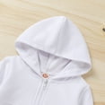 thumbnail image 4 of Younger Tree Baby Boy Girl Clothes Fall Winter Solid Color Zipper Long Sleeve Hoodie Sweatsuit and Sweatpants Outfits for 2-3T, 4 of 8