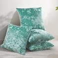 thumbnail image 5 of Home Soft Things Crushed Velvet 4 Piece Throw Pillow Cover Set - North Sea- 20" x 20", 5 of 8