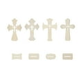 thumbnail image 2 of 12 Pack Unfinished Wooden Crosses For Crafts Diy Projects, Assorted Designs For Religious Decor Centerpieces Home Decoration, Ideal For Gifting & Personalized Art, 2 of 5