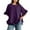 A4-Purple, variant on Kcolen Womens Plus Size Blouses Short Sleeve Solid Color Round Neck Plus Size Blouse Summer Womens Summer Tops Business Casual Outfits Dressy Blouses,Red