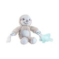 thumbnail image 4 of Dr. Brown's Lovey Pacifier and Teether Holder Sloth with Happy Paci Silicone Pacifier, 4 of 6