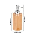 thumbnail image 3 of Rust-Proof Soap Dispenser for Kitchen and Bathroom, Refillable Hand and Dish Soap Dispenser Set with Natural Pump, Durable Plastic Lotion Dispenser, Minimalist and Stylish, Ideal for Countertop Use, 3 of 6
