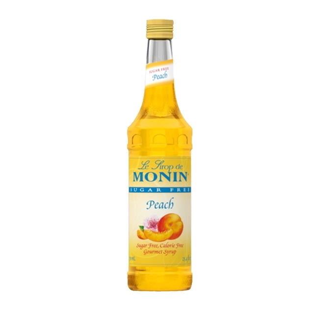 Monin Peach Syrup Sugar Free