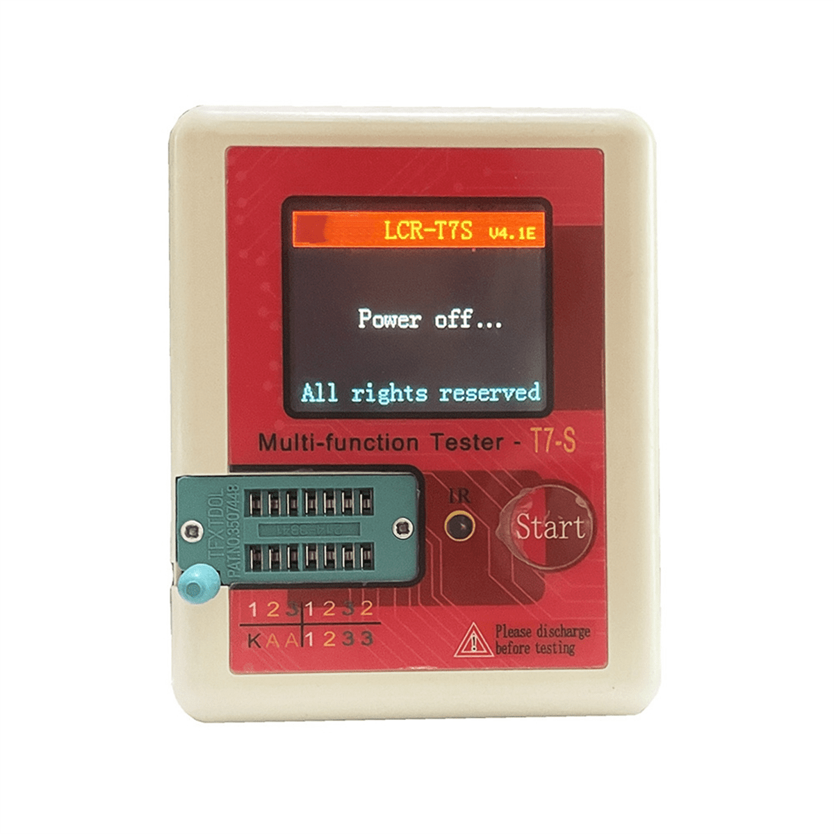 New LCR-TC7S High-Precision Transistor Tester Full-Color Screen Component Multimeter Capacitance Resistance Tester