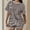 Coffee, variant on Morttic Women's Summer Casual Waffle Knit Stripe 2 Piece Set – Crew Neck Short Sleeve Top & High Waist Shorts Lounge Outfit Coffee,S
