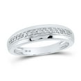 thumbnail image 2 of 10K White Gold His Hers Princess Diamond Square Matching Wedding Set 3/4 Cttw, Womens Size: 5-10, Mens Size: 7-13, 2 of 3