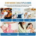 thumbnail image 2 of Digital Thermometer for Adults Kids: 2 IN 1 No-Touch Baby Forehead Thermometer with Fever Alarm and Instant Accuracy Readings, 2 of 6