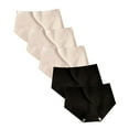 thumbnail image 1 of WZXFASHION sous-Vêtements pour Femmes Bikini Sans Couture Absorption Régulière Culottes Blanches m, 1 of 8
