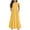 Yellow, variant on vdgthytj Girls Summer Maxi Dress Ruffle Short Sleeve Crew Neck Casual Flowy Tiered Long Dress with Pockets 6-12 Years