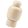 thumbnail image 6 of Unfinished Wooden Peg Dolls People Bodies, Unpainted Wood Shapes Decorative Figures for Painting, Art Projects , 68mmx36mm, 6 of 9