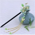 thumbnail image 5 of Hair Pin Retro Flower Tassel Hair Pin Old Style Hair Ornament Girl Headdress Bridal Jewelry Wedding Accessories (Color : 2), 5 of 5