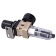 thumbnail image 4 of AW2000-02D Filtre à Air Automatique en Alliage d'Aluminium/acier Inoxydable/PC - Filtration 5m, Pression Réglable 0.05-0.85MPa, Filetage G1/4, Pression de Travail Max 1MPa, Température de Fonctionnement 5-60°C avec Pression, 4 of 6
