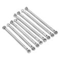 thumbnail image 6 of 8PCS Metal Full Car Tie Rod Tie Lever Link Pull Rod for MN86 Series Model Upgrade CarSilver, 6 of 8