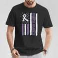 thumbnail image 2 of Overdose Awareness Month American Flag Ribbon T-Shirt – Supportive Recovery Graphic Tee for Men Women, Addiction Awareness Charity Shirt, 2 of 3