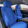 thumbnail image 4 of For 2018-2022 Honda Accord Sport | Sport SE | EX | EX-L | Touring FH Group Waterproof Neoprene Custom Fit Car Seat Covers Front Set - Solid Blue, 4 of 7
