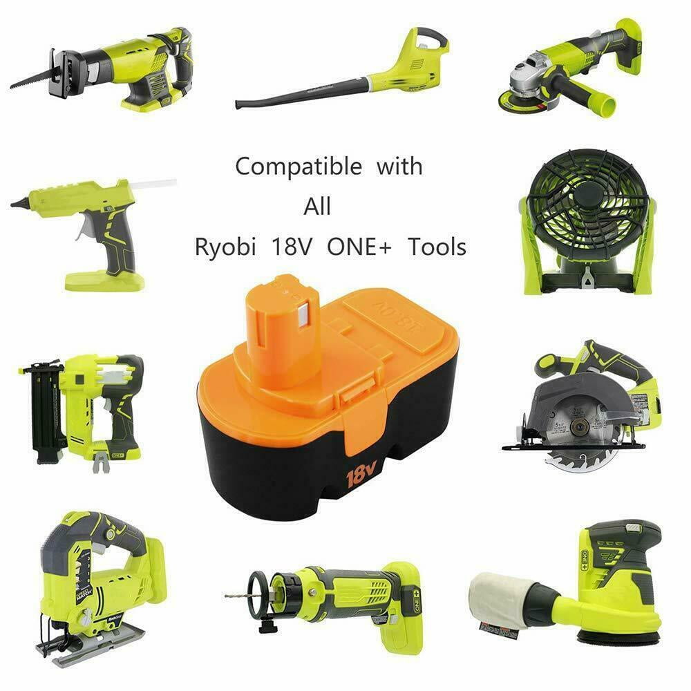DASNITE 2-Pack Replace for Ryobi 3.6Ah 18 Volt Battery P100