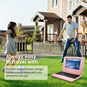 7inch Portable Small Laptop, Android 12 Quad Core with 2GB RAM 32GB ROM Mini Laptop Notebook for Kids,Ideal Gift for Children 's Learning and Entertainment