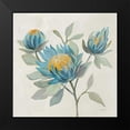 thumbnail image 2 of Vassileva, Silvia 15x15 Black Modern Framed Museum Art Print Titled - Field Floral II Blue, 2 of 5