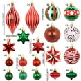 thumbnail image 3 of Qocolhg 36 Pcs Christmas Tree Ornaments Set, White and Silver Shatterproof Christmas Tree Decorations Bulk, Luxury Hanging Ball Ornaments for Xmas Trees Holiday Decor, Christmas Ornaments Clearance, 3 of 3
