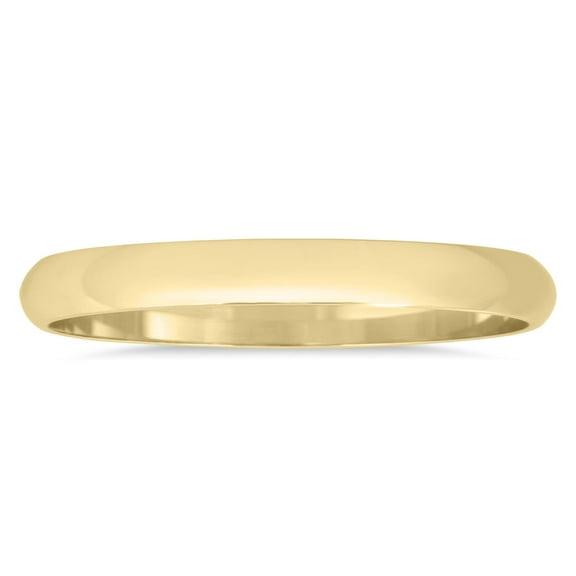 SZUL Women's 2mm Domed Wedding Band in 14K Yellow Gold