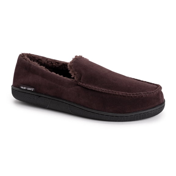 MUK LUKS Men's Faux Suede Clog Slippers