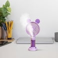 thumbnail image 5 of Qholemyo Small Portable Handheld Misting Fan USB Rechargeable Mini Cooling Fan For Travel Home Office Outdoor, 5 of 5