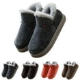 thumbnail image 2 of Mens Slippers,Winter Memory Foam Slippers Soft Closed Toe Non Sole for Men Women Comfort,Slippers for Men,Grey,8.5, 2 of 8