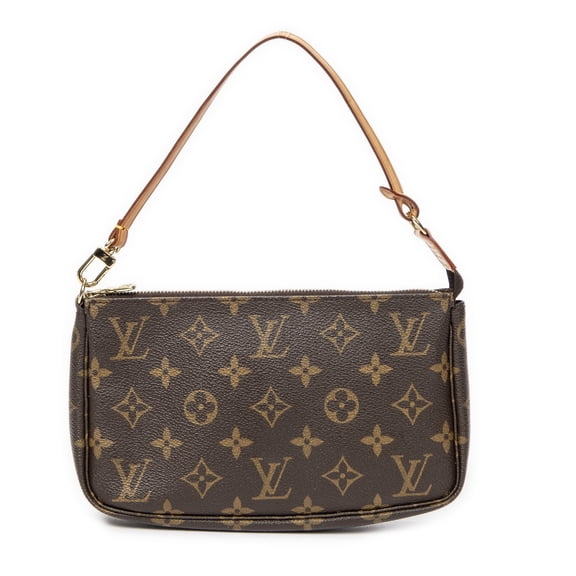 Pre-Owned Louis Vuitton Brown Accessory Pouch Handbag Monogram Canvas