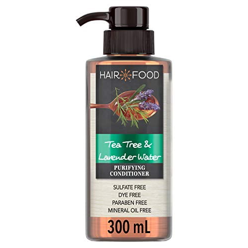 HAIR FOOD Revitalisant Capillaire à l'Arbre à Thé et à la Lavande 10,1 Onces Liquides (300 ml)