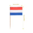 thumbnail image 4 of 100Pcs Flag Toothpicks Flags Cupcake Toppers Cake Topper Decorations Party Supplies, 4 of 4