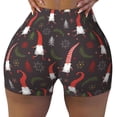 thumbnail image 2 of Picia Cute Christmas Gnomes Printed Workout Shorts for Women Seamless Scrunch Butt Lifting High Waisted Yoga Gym Booty Running Moisture-wicking Short Pants-XX-Large, 2 of 9