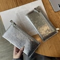 thumbnail image 6 of Long Wallet Women 2025 New Fashion Silvery Coin Purse Top Layer Cowhide Genuine Genuine Leather Phone Bag Simple Large Niche, 6 of 7