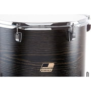 Ludwig BackBeat Elite 5-Piece Drum Set with 22 Bass Drum, Midnight Grain