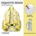 thumbnail image 5 of Retro Farm Chicken Waterproof Backpack - Durable Student Bag with Multiple Pockets & Secure Chest Buckle, 5 of 5